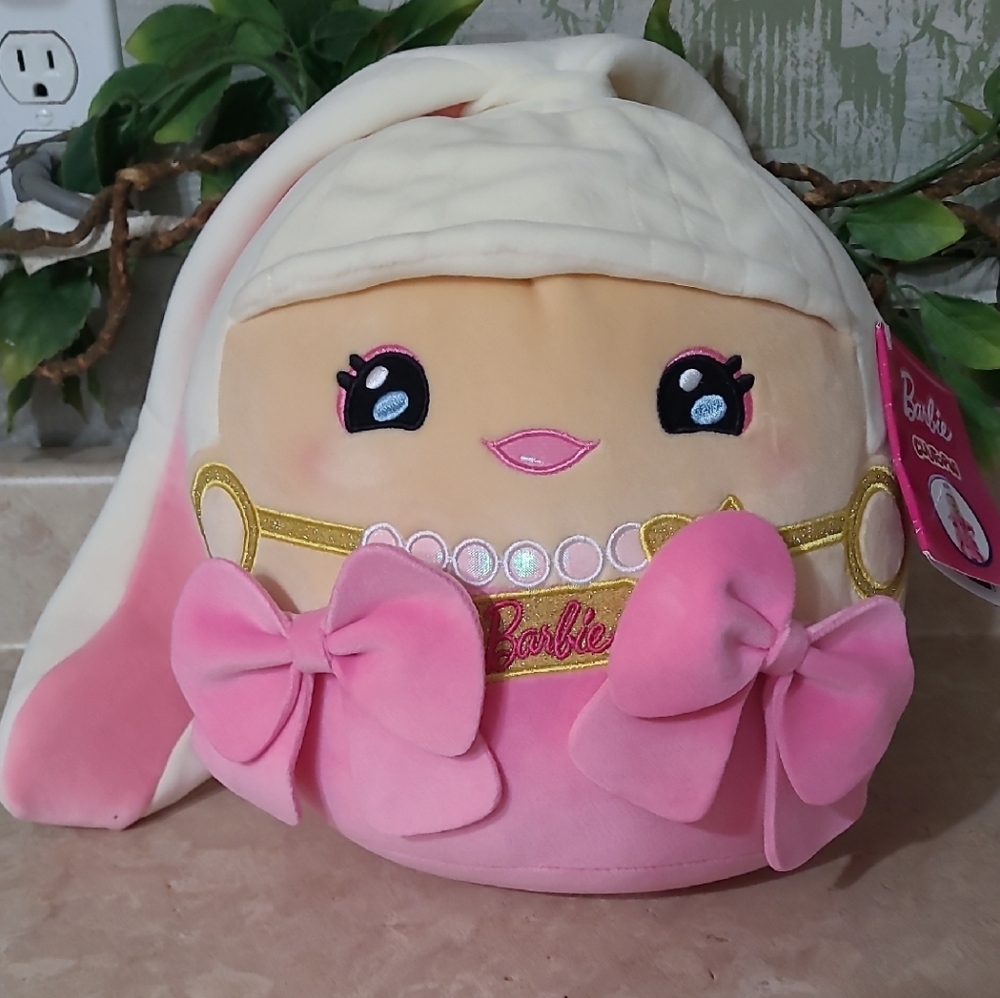 Barbie Cutopia Plush Cupcake Doll Pink Bow Mattel NWT